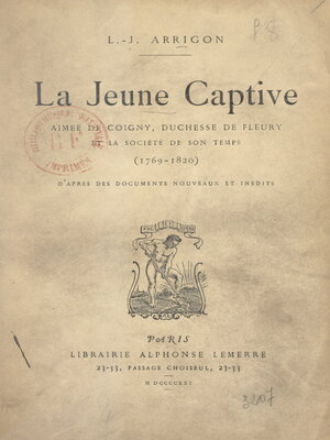 cover image of La jeune captive